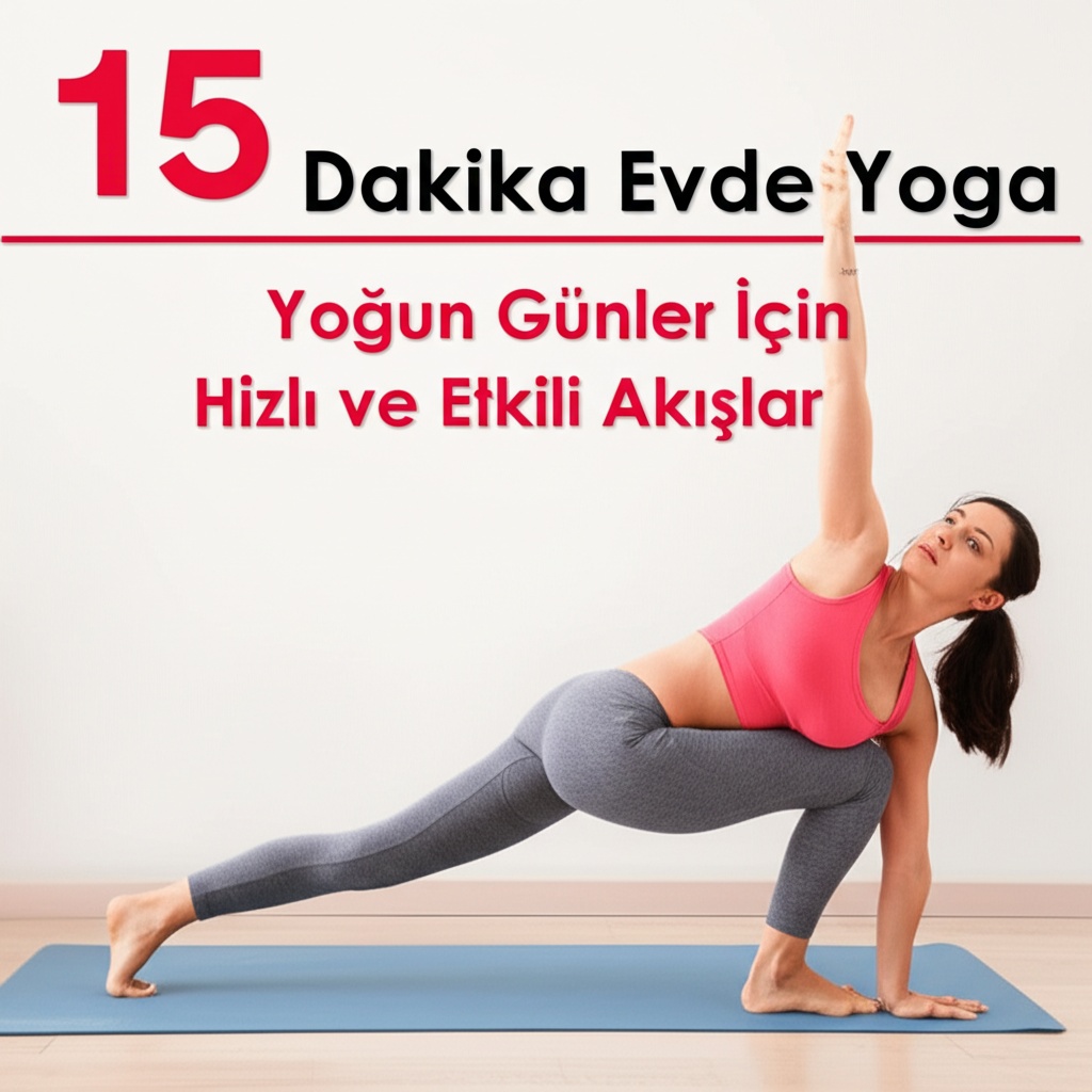 15 Dakika Evde Yoga: Yoğun Günler İçin Hızlı ve Etkili Akışlar