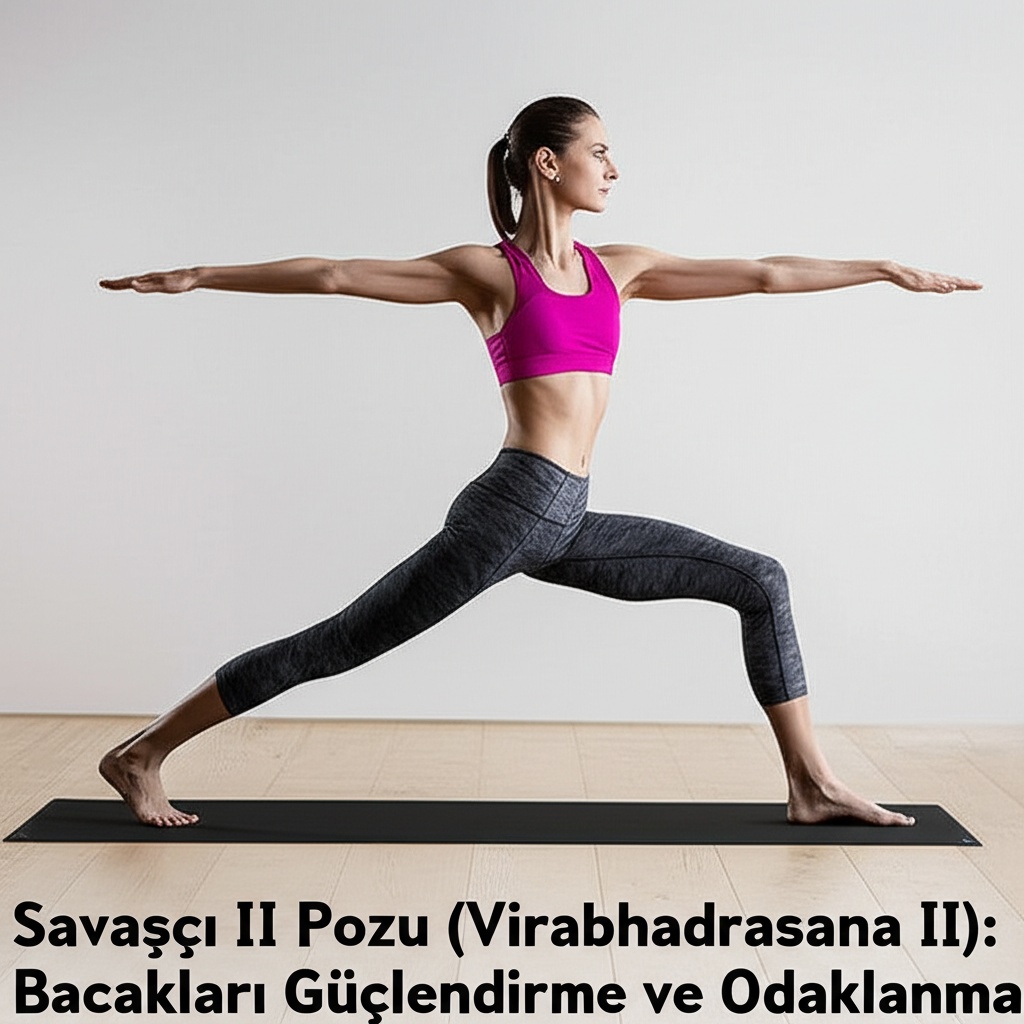 Savaşçı II Pozu (Virabhadrasana II): Bacakları Güçlendirme ve Odaklanma